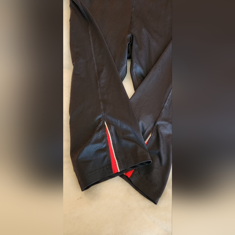 Danskin Now Black Capris with Red Accent - Picture 9 of 10